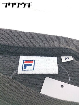 ◇ FILA フィラ 半袖 膝下丈 Tシャツ ワンピース サイズM グレー レディース 【中古】