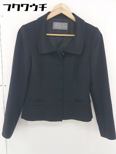 ◇ FRANCO FERRARO フランコフェラーロ 長袖 ジャケット ブレザー サイズ1 ブラック レディース 【中古】 ◇ FRANCO FERRARO フランコフェラーロ 長袖 ジャケット ブレザー サイズ1 ブラック レディース 【中古】