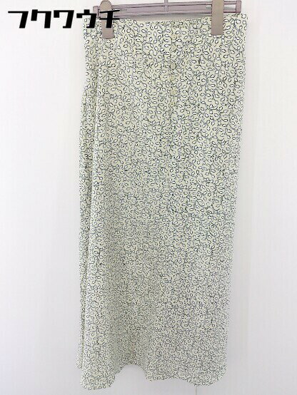 ◇ titivate ティティベイト 総柄 ロング フレア スカート サイズM ライトベージュ系 レディース 【中古】