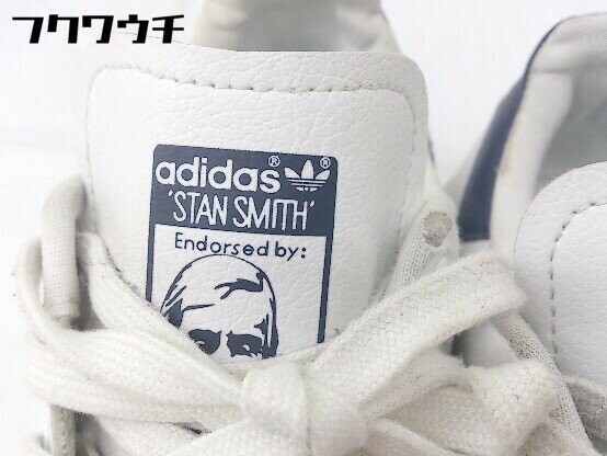 ◇ adidas アディダス FU9611 STAN SMITH VEGAN スニーカー シューズ サイズ23.5 ホワイト ネイビー レディース 【中古】