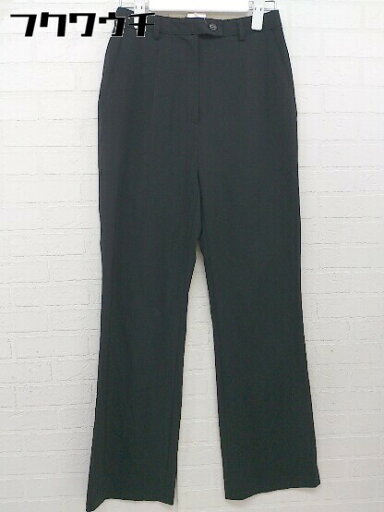 ◇ mila schon ミラショーン ストレッチ スリット フレアパンツ サイズ7 ブラック レディース 【中古】 ◇ mila schon ミラショーン ストレッチ スリット フレアパンツ サイズ7 ブラック レディース 【中古】