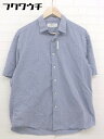 ◇ ◎ green label relaxing グリーンレーベル UNITED ARROWS 半袖 シャツ サイズM ブルー メンズ 【中古】