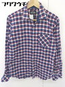 ◇◎ BEAMS ビームス チェック 長袖 シャツ サイズM ブルー系 メンズ 【中古】
