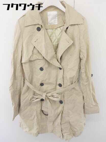 ■◎ MERCURYDUO マーキュリーデュオディオ 長袖 トレンチコート サイズF ベージュ レディース 【中古】