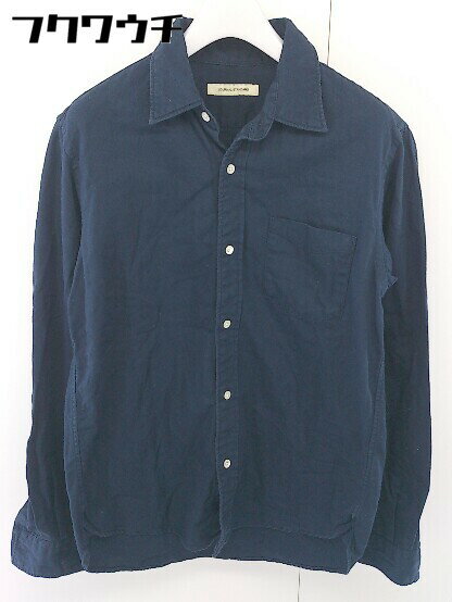 ◇ JOURNAL STANDARD ジャーナルスタンダード 長袖 シャツ サイズM ネイビー メンズ 【中古】