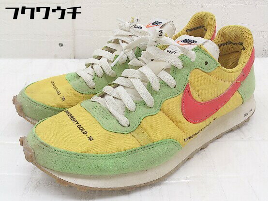 ◇ NIKE ナイキ チャレンジャー OG CZ9072-763 スニーカー シューズ サイズ 26.5 イエロー グリーン レッド メンズ 【中古】