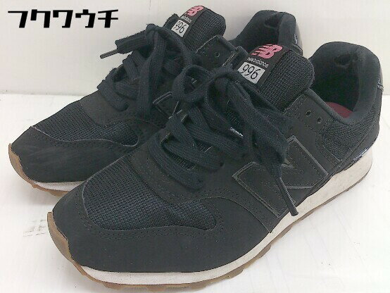 ◇ NEW BALANCE ニューバランス WR996SKG スニーカー シューズ 23cm ブラック レディース 【中古】