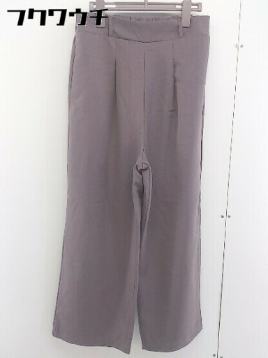◇ PATTERN TORSO パターントルソ antiqua ワイド パンツ パープル ブラウン系 レディース 【中古】 ◇ PATTERN TORSO パターントルソ antiqua ワイド パンツ パープル ブラウン系 レディース 【中古】