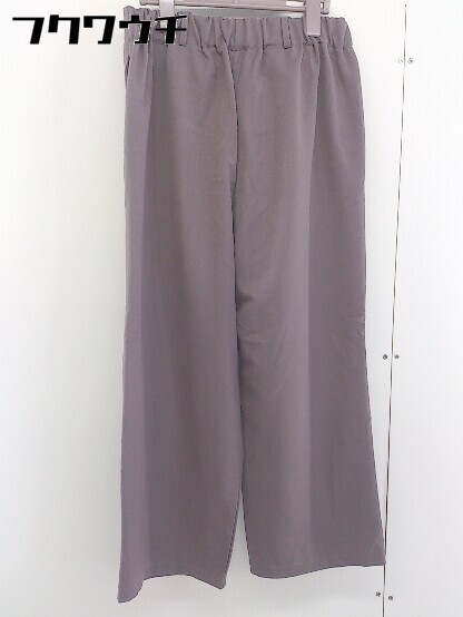 ◇ PATTERN TORSO パターントルソ antiqua ワイド パンツ パープル ブラウン系 レディース 【中古】