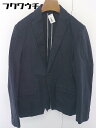◇ UNITED ARROWS BLUE LABEL 1B シングル 長袖 テーラードジャケット サイズ M ブラック メンズ 【中古】