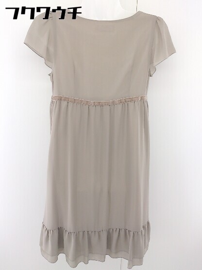 ◇ MINIMUM MINIMUM ミニマムミニマム 半袖 膝丈 ワンピース サイズ1 グレージュ レディース 【中古】