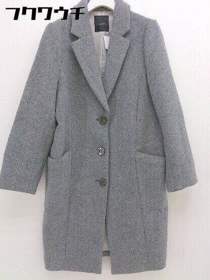 ■ URBAN RESEARCH ROSSO ロッソ 長袖 チェスター コート サイズF グレー レディース 【中古】