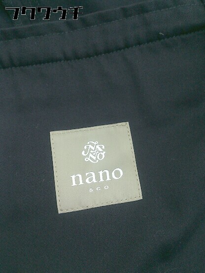 ◇ nano&co ナノアンドコー nano universe 2B 長袖 テーラードジャケット サイズM ネイビー メンズ 【中古】