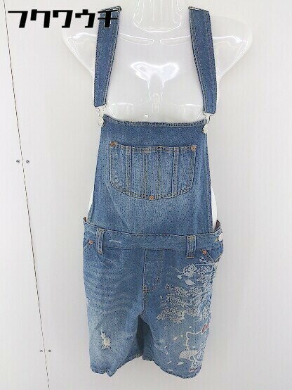 ◇ 豊天商店 ブーデンショウテン ハローキティ オーバーオール サイズ L インディゴ レディース 【中古】