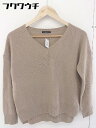 ◇ URBAN RESEARCH DOORS アーバン リサーチ ドアーズ 長袖 ニット セーター サイズFERR ベージュ系 レディース 【中古】