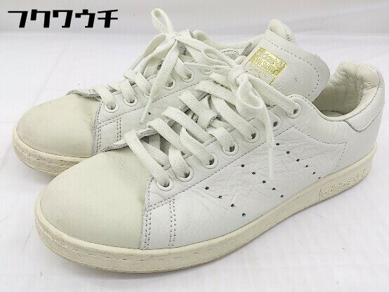 ◇ adidas アディダス B37900 スタンスミス プレミアム STAN Smith Premium 24.5cm ライトグレー レディース 【中古】