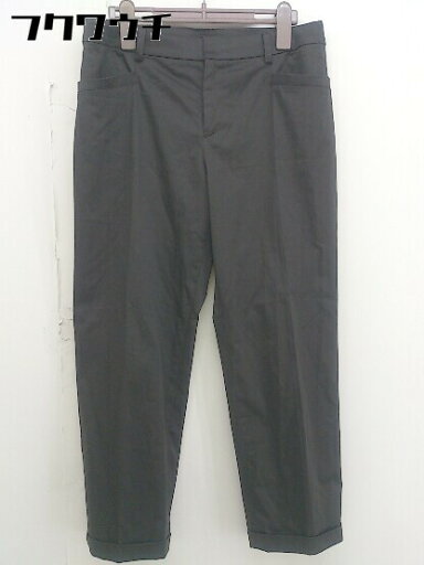 ◇ J.PRESS ジェイ プレス 裾ロールアップ ストレッチ パンツ サイズ 11 ダークブラウン レディース 【中古】 ◇ J.PRESS ジェイ プレス 裾ロールアップ ストレッチ パンツ サイズ 11 ダークブラウン レディース 【中古】
