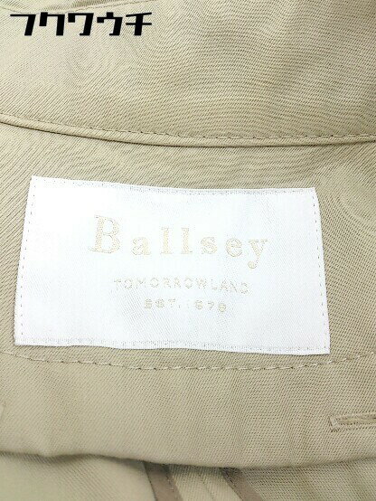 ◇ ◎ BALLSEY ボールジィトゥモローランド ウエストベルト 長袖 トレンチコート サイズ34 ベージュ レディース 【中古】