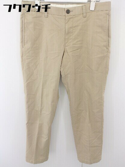 ◇ green label relaxing グリーンレーベル UNITED ARROWS コットン パンツ サイズM ベージュ メンズ 【中古】