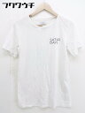 ◇ Saturdays NYC ワンポイント 半袖 Tシャツ カットソー サイズ S ホワイト ブラック メンズ 【中古】