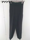 ◇ JEANASIS ジーナシス ハイウエスト パンツ サイズF ブラック レディース 【中古】(4)