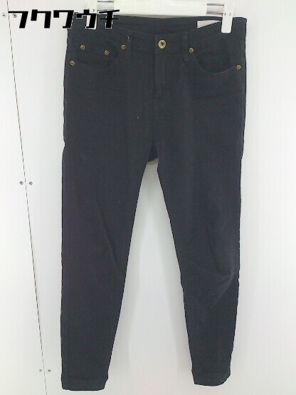 ◇ antiqua patterntorso アンティカ パターントルソ コットン パンツ サイズS ブラック レディース 【中古】