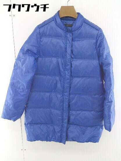 ■ STUNNING LURE スタニングルアー ジップアップ ダウン ジャケット サイズ36 ブルー レディース 【中古】