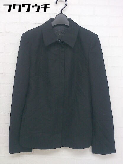 ◇ UNTITLED アンタイトル 長袖 ジップアップ ジャケット サイズ6 ブラック レディース 【中古】