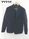 ◇ MK MICHEL KLEIN homme シングル1B 長袖 テーラードジャケット サイズ50 ブラック メンズ 【中古】