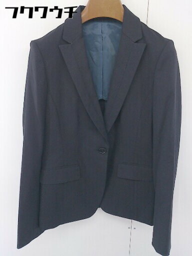 ◇ COMME CA DU MODE コムサデモード シングル 1B 長袖 テーラード ジャケット サイズ11 ネイビー レディース 【中古】 ◇ COMME CA DU MODE コムサデモード シングル 1B 長袖 テーラード ジャケット サイズ11 ネイビー レディース 【中古】