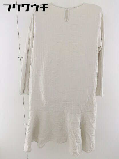 ◇ KBF アーバンリサーチ 長袖 ロング ワンピース サイズONE ベージュ レディース 【中古】