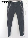 ◇ RNA アールエヌエー slang スタッズ付き パンツ サイズSS ブラック レディース 【中古】