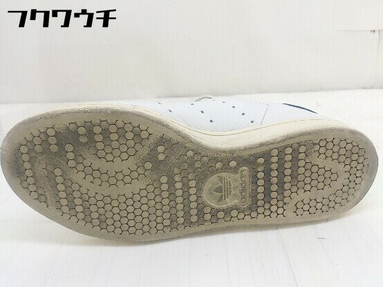 ◇ ◎ adidas アディダス Stan Smith AQ4651 スニーカー シューズ サイズ 23 ホワイト ネイビー レディース メンズ 【中古】