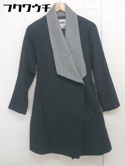 ◇ ◎ OZOC オゾック タグ付き 長袖 コート サイズ36 S ブラック グレー系 レディース 【中古】