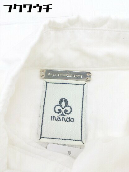 ◇ ◎ GALLARDAGALANTE MANDO ピンタック 長袖 膝丈 シャツ ワンピース サイズ36 アイボリー系 レディース 【中古】