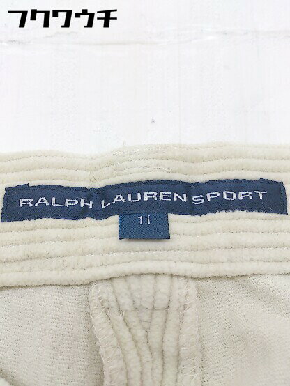 ◇ RALPH LAUREN SPORT スポーツ コーデュロイ パンツ サイズ11 オフホワイト レディース 【中古】