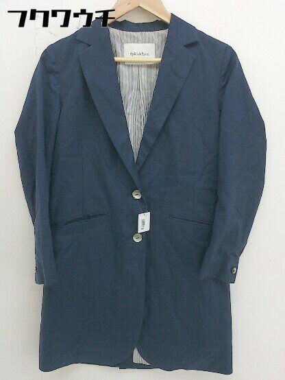◇ Spick & Span スピック＆スパン 長袖 チェスターコート サイズ36 ネイビー レディース 【中古】