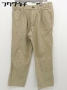 ◇ AMERICAN RAG CIE アメリカンラグシー タック チノ テーパードパンツ サイズ 0 ベージュ レディース 【中古】