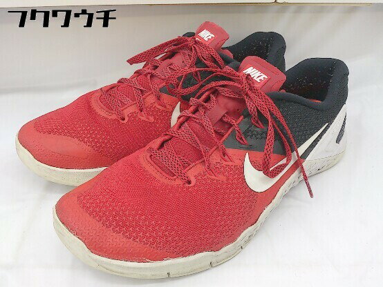 ◇ NIKE ナイキ METCON 4 AH7453-600 スニーカー シューズ 28 レッド メンズ 【中古】