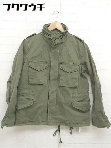 ◇ upperhights アッパーハイツ 長袖 ミリタリー ジャケット サイズ1 カーキ レディース 【中古】 ◇ upperhights アッパーハイツ 長袖 ミリタリー ジャケット サイズ1 カーキ レディース 【中古】