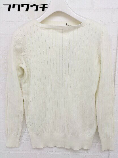 ◇ ◎ URBAN RESEARCH DOORS タグ付き ボートネック 長袖 ニット セーター サイズOne オフホワイト メン..