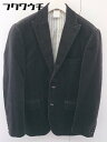◇ NICOLE CLUB FOR MEN ニコルクラブフォーメン 2B 長袖 テーラードジャケット サイズ 46 ブラック系 メンズ 【中古】