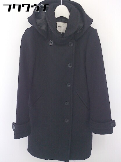 ■ URBAN RESEARCH DOORS アーバン リサーチ ドアーズ 長袖 コート サイズ38 ブラック レディース 【中古】