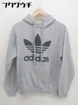 ◇ adidas アディダス 長袖 パーカー サイズXO グレー系 レディース 【中古】