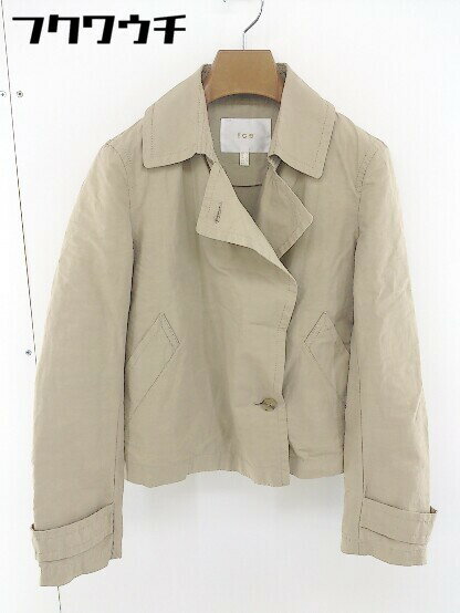 ◇ ◎ ICB アイシービー ライナー付 長袖 ジャケット サイズ9 ベージュ レディース 【中古】