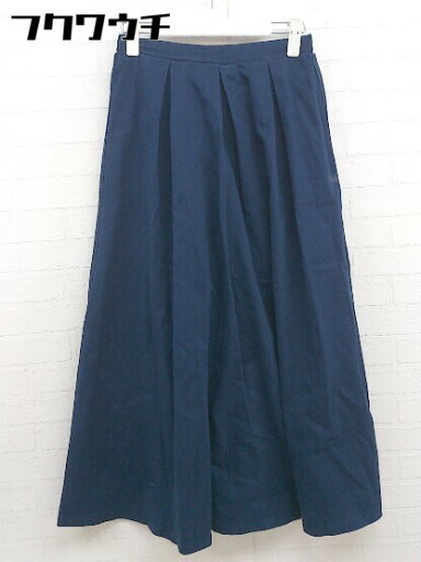 ◇ merlot メルロー ロング フレア スカート ネイビー レディース 【中古】 ◇ merlot メルロー ロング フレア スカート ネイビー レディース 【中古】