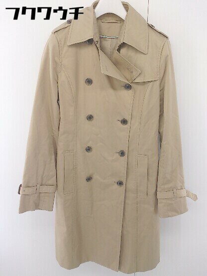 ◇ ◎ green label relaxing UNITED ARROWS ウエストベルト付き 長袖 トレンチ コート サイズ38 ベージュ系 レディース 【中古】