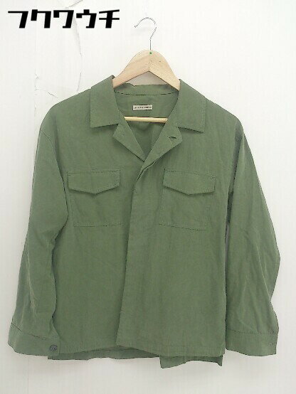 ◇ liflattie ships リフラティ シップス 長袖 ミリタリー ジャケット サイズM カーキ レディース 【中古】