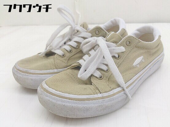 ◇ VANS ヴァンズ COURT ICON V311 スニーカー シューズ サイズ23cm ベージュ系 レディース 【中古】