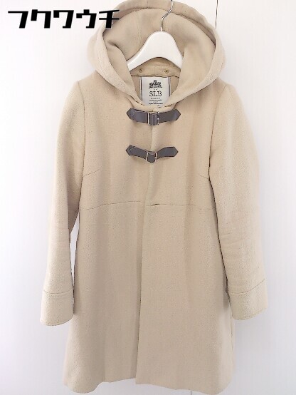 ◇ ◎ SLOBE IENA スローブ イエナ フード付き ウール 長袖 コート サイズ36 ベージュ系 レディース 【中古】